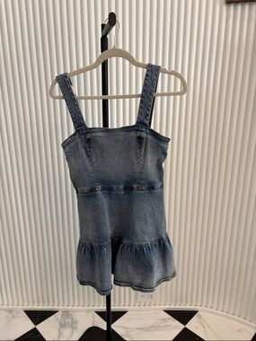 Amanda Uprichard Light Wash Denim dress